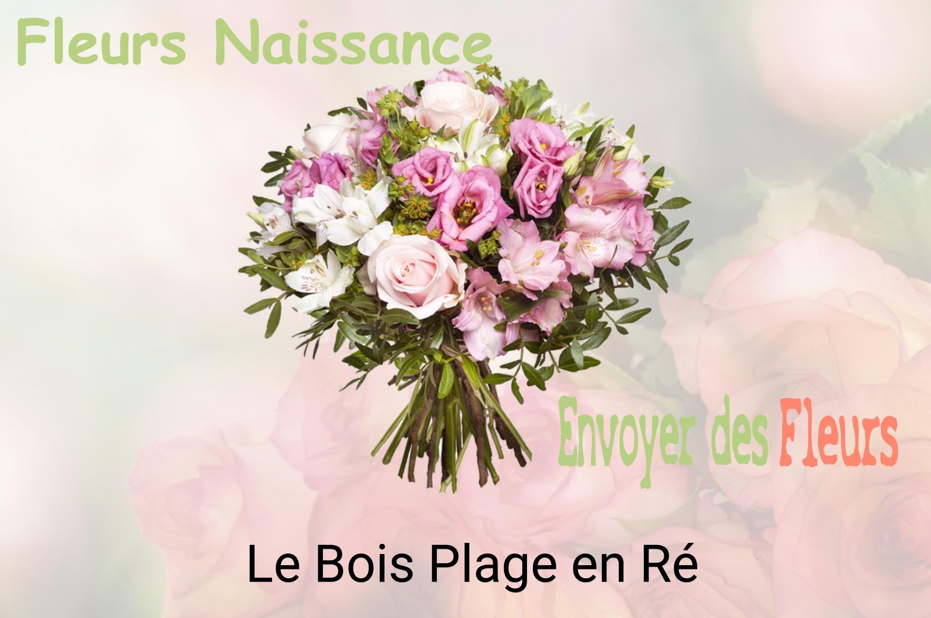 Bouquet de fleurs de naissance livré à Le Bois-Plage-en-Ré
